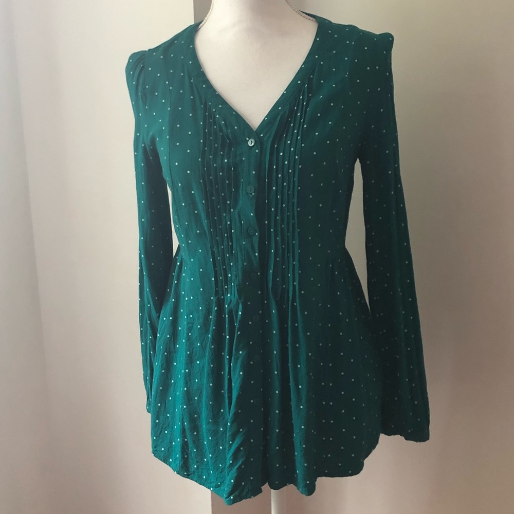 2/$5 LC Green & White Polka Dot FINAL PRICE